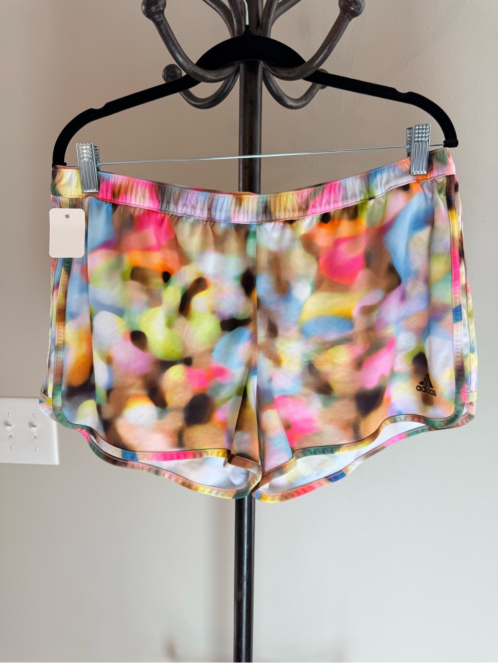 Adidas Multicolor Lightweight Athletic Shorts